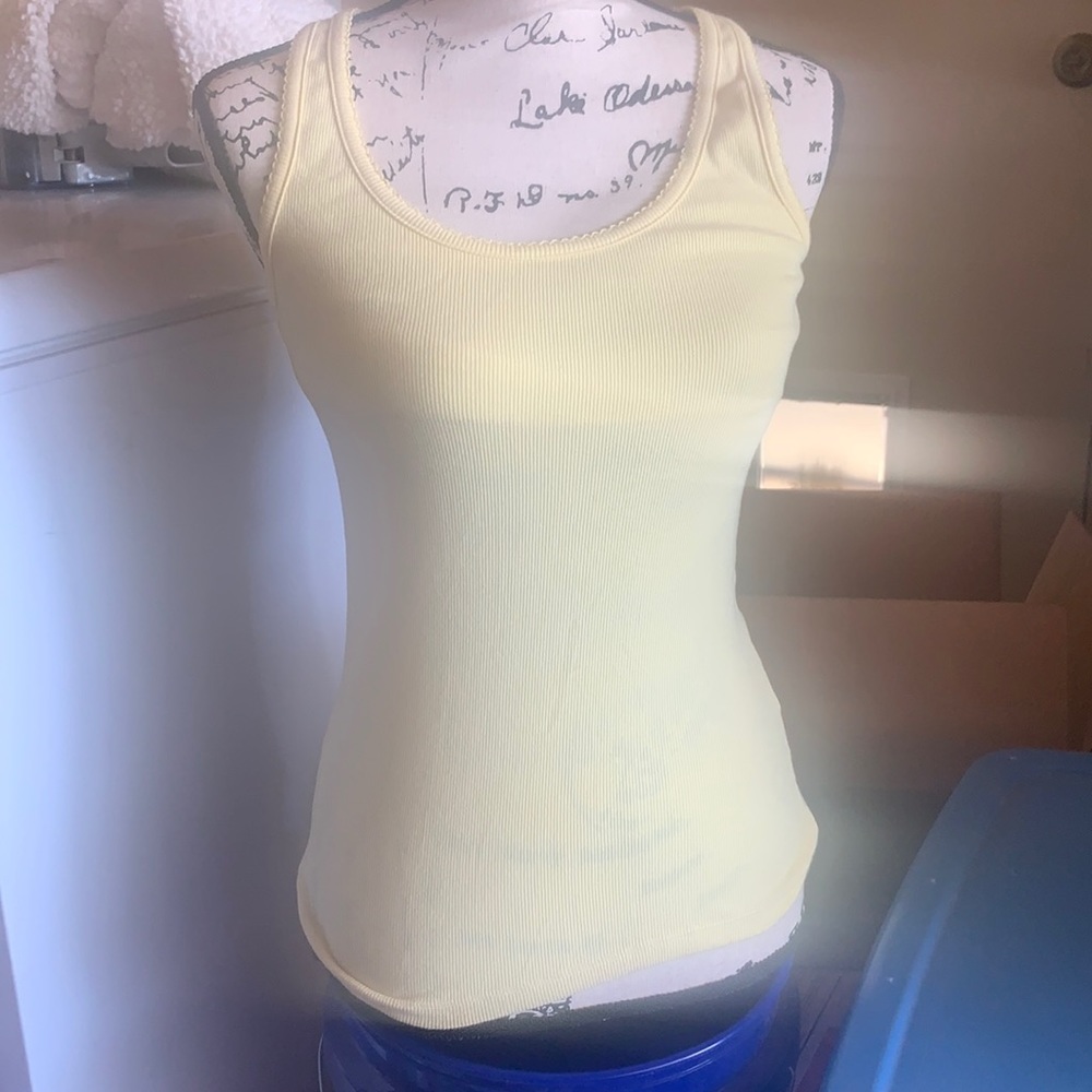 Hello racer back tank top